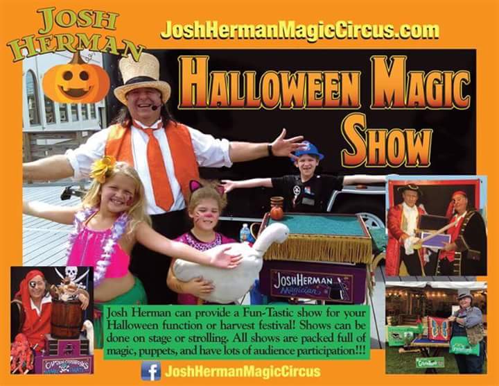 halloween holiday magic show puppet pirate harvest festival fall autumn nj new jersey magician