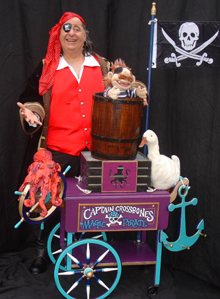 puppet pirate magic show comedy audience participation 